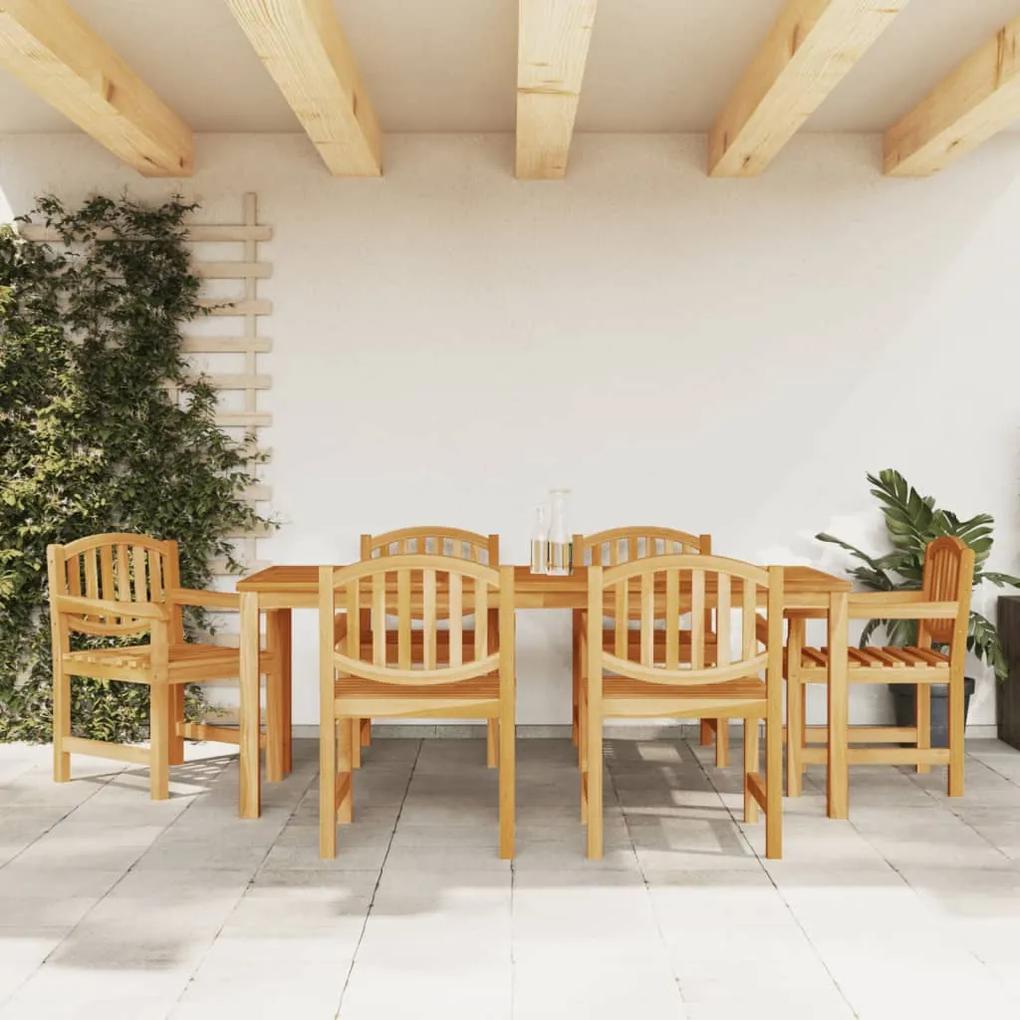 3157930 vidaXL Set mobilier de grădină, 7 piese, lemn masiv de tec