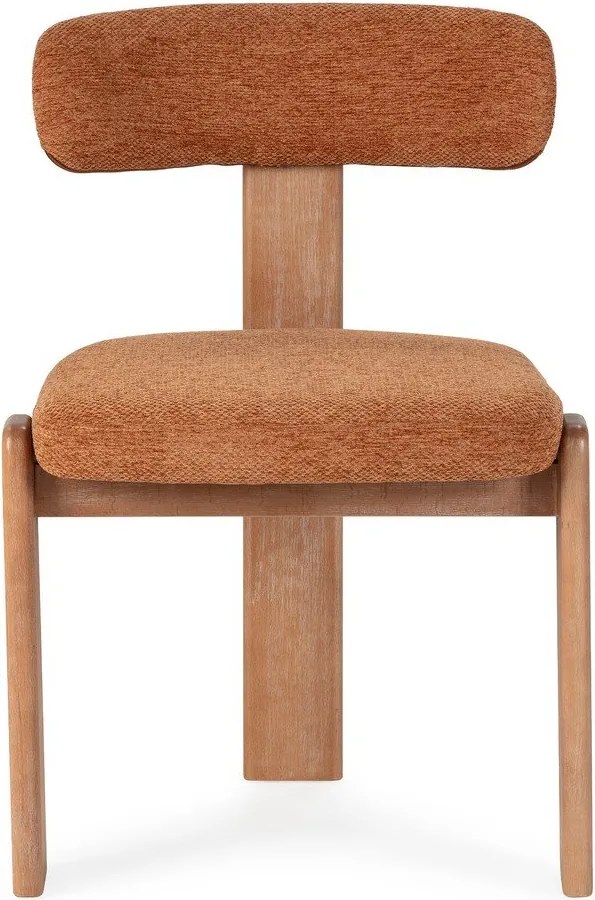 Scaune de dining cărămizii 2 buc. tapițate Nadia – MOME