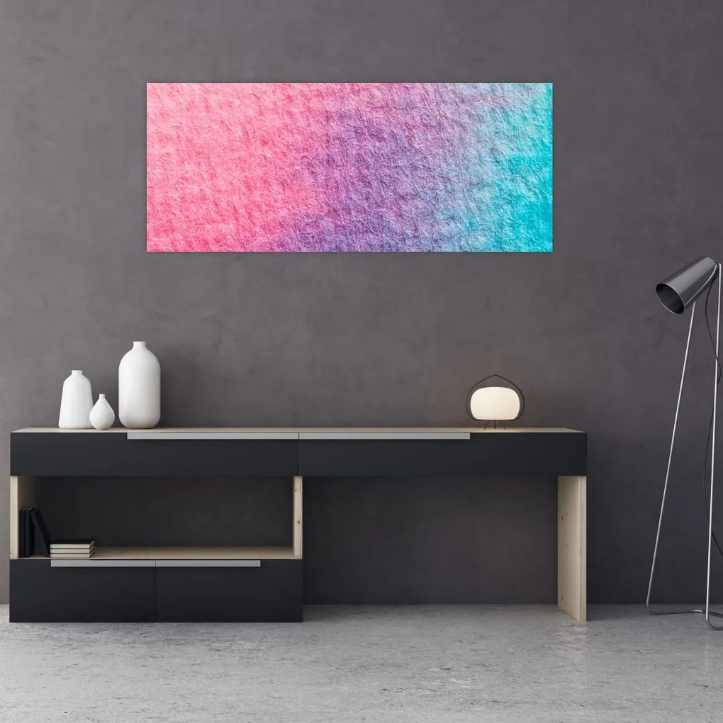 Tablou cu textură colorată (120x50 cm), în 40 de alte dimensiuni noi