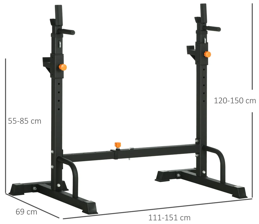 HOMCOM Stație de Imersie și Suport de Antrenament Multifuncțional, pentru Sala de Gimnastică și Acasă | Aosom Romania