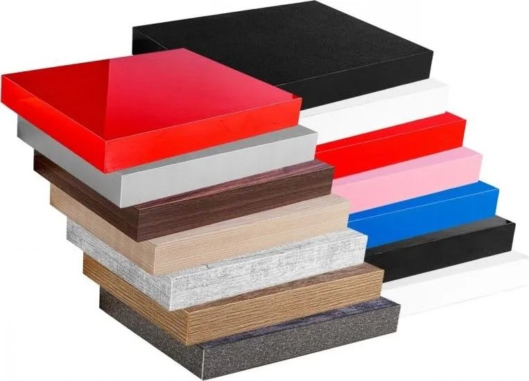 Raft de perete stilista Volato, 100 cm, lemn  deschisă