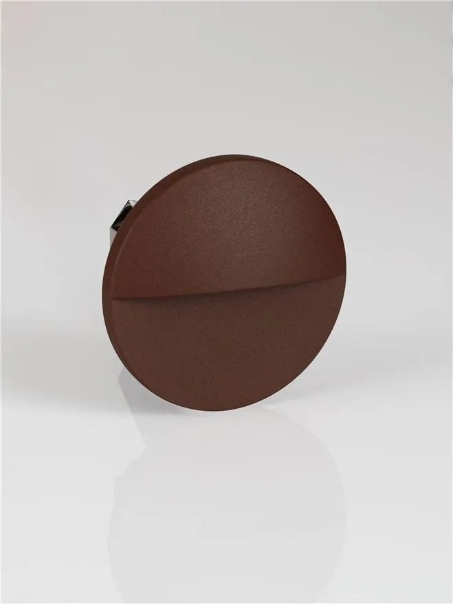 Spot aplicat perete exterior LED 3000K IP65 Toc corten