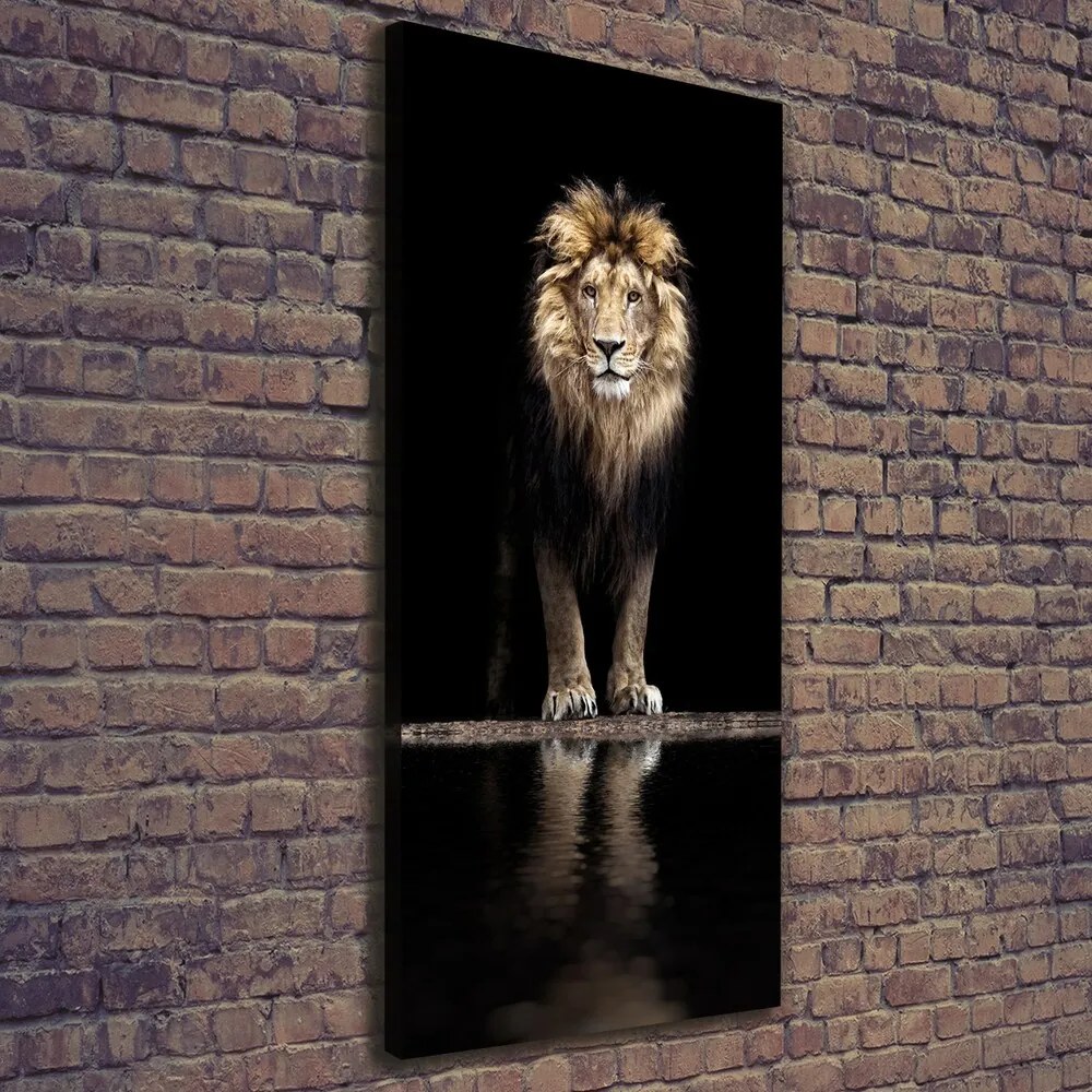 Imprimare tablou canvas Portret de un leu
