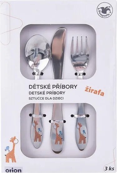 Orion Set de tacâmuri din inox pentru copii GIRAFĂ