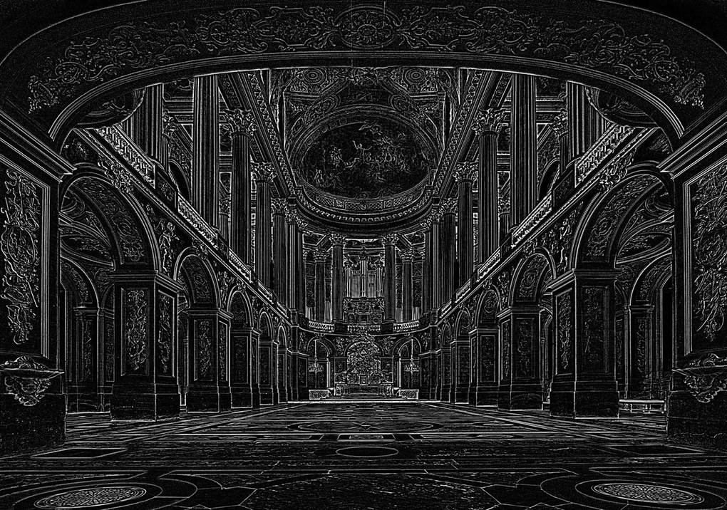 Fototapet - Sala mare, sala din Versaille (254x184 cm)