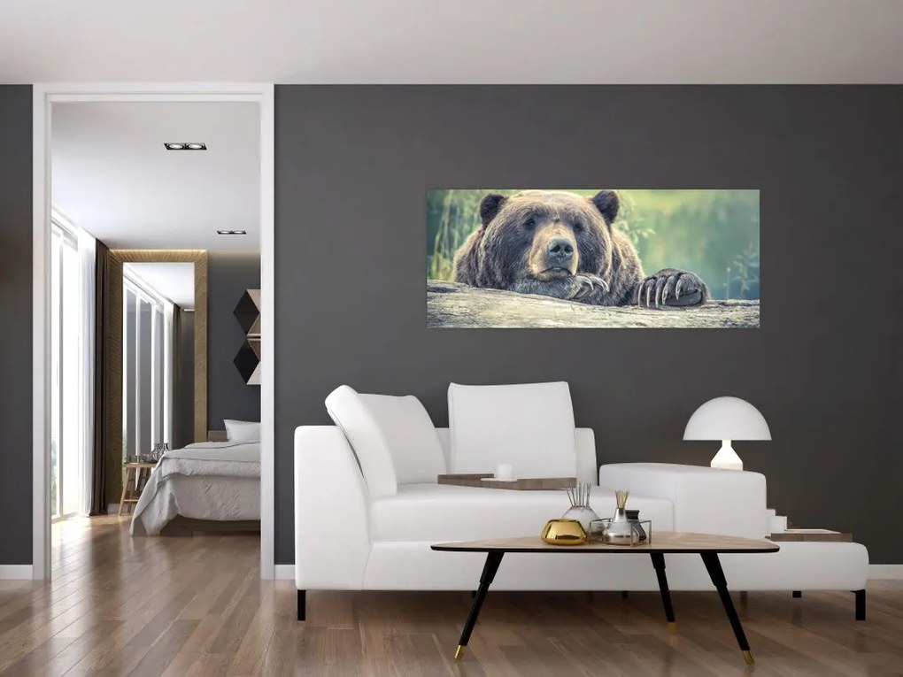 Tablou cu urs (120x50 cm)