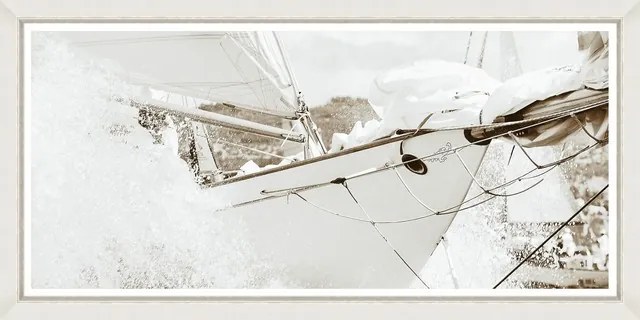 Tablou Framed Art Yachting Sepia