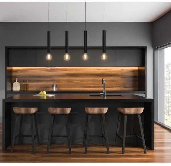 Eglo 98057 - Lustră pe cablu CORTENOVA 4xE27/60W/230V