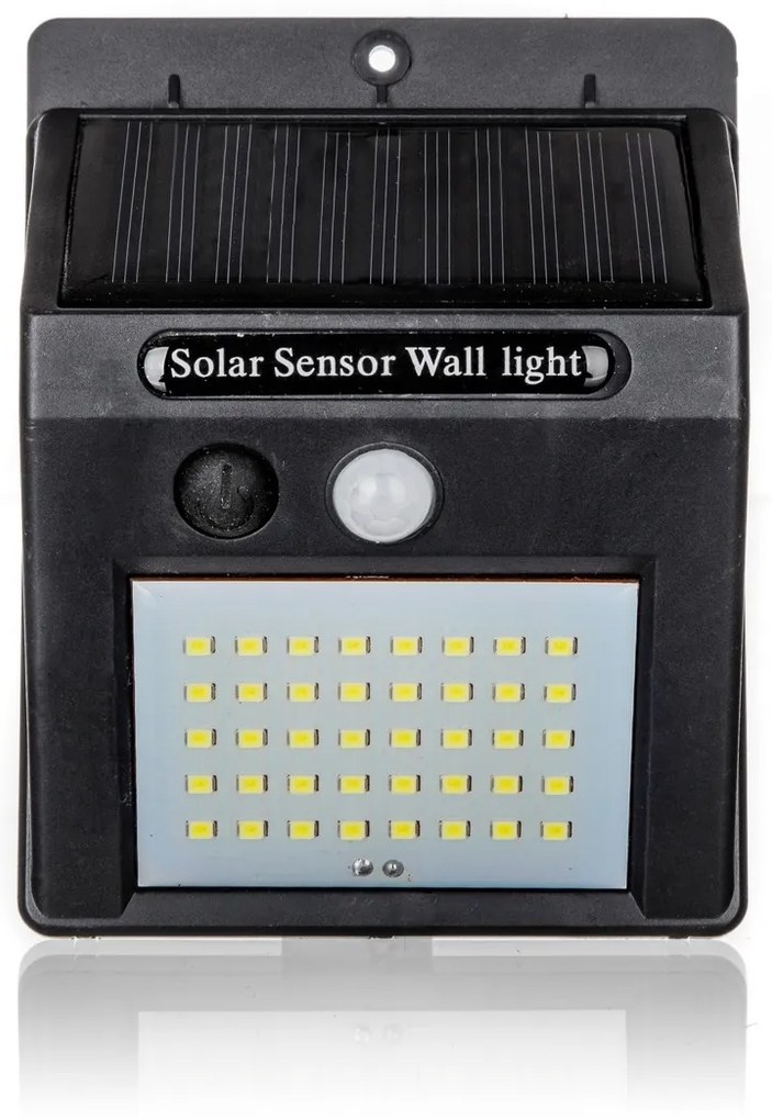 Lampă solară cu LED-uri Happy Green Solar 9,6 x 12,5 x 4,9 cm, negru