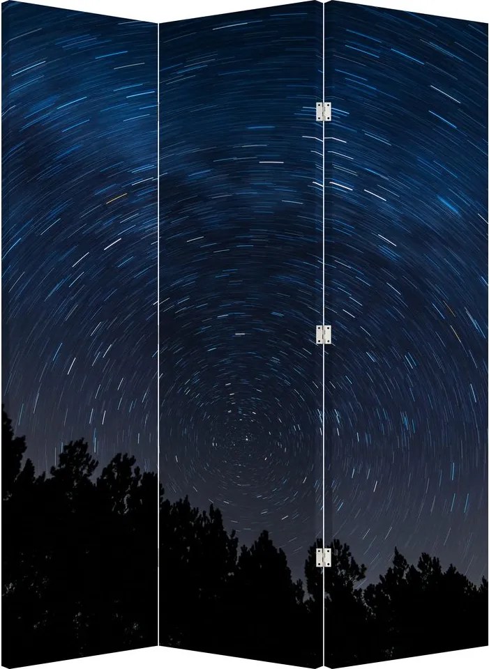 Paravan - cerul nocturn (126x170 cm)