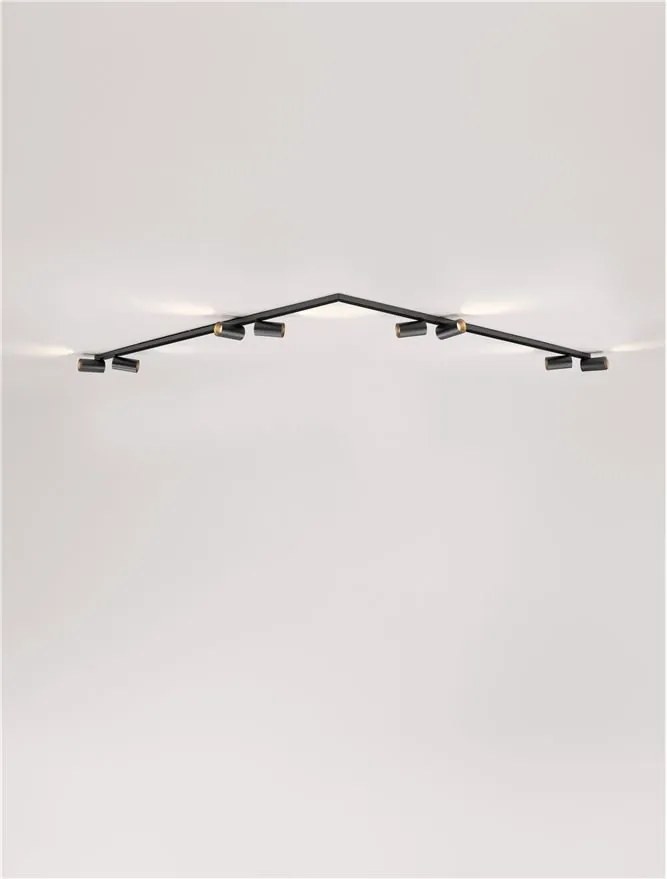 Lustra cu 8 Spoturi directionabile stil minimalist OSO, NVL-9030918