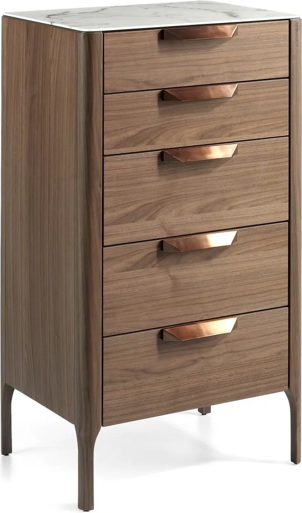 Dulapior cu 5 sertare design elegant Glayds AC-CP1806-A