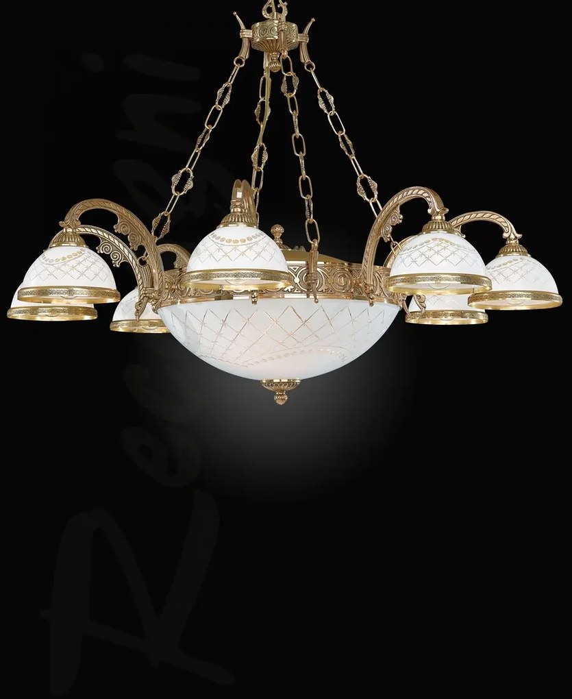 Candelabru din alama design italian 8+3L 7102