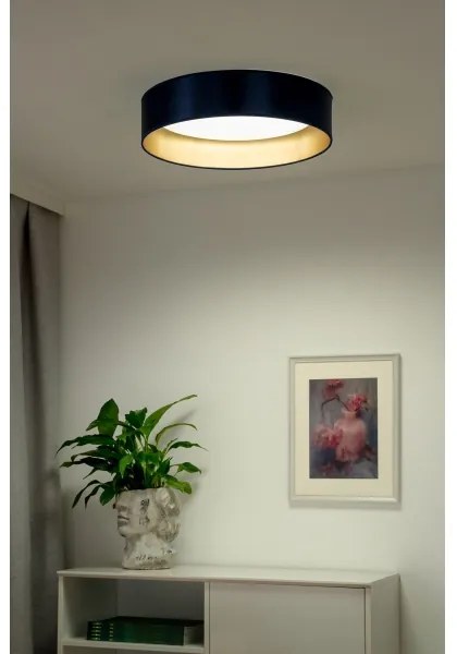 Plafonieră LED Duolla ROLLER LED/24W/230V d. 45 cm albastru/auriu