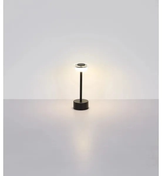 Lampă LED dimabilă de masă Globo 21026S SHIRA LED/2,5W/3,7V 2700/4000/6500K negru