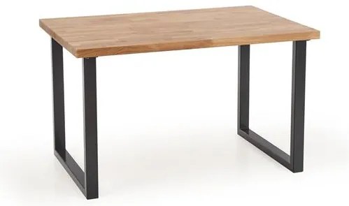 Masa de sufragerie cu blat din stejar RADUS 120(200)x78
