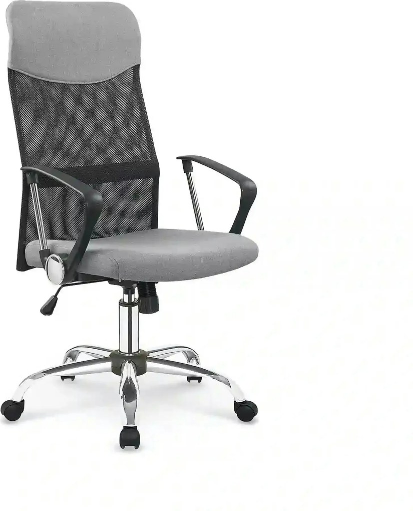 Scaun de birou VIRE II, gri, stofa mesh, 61x63x110/120 cm