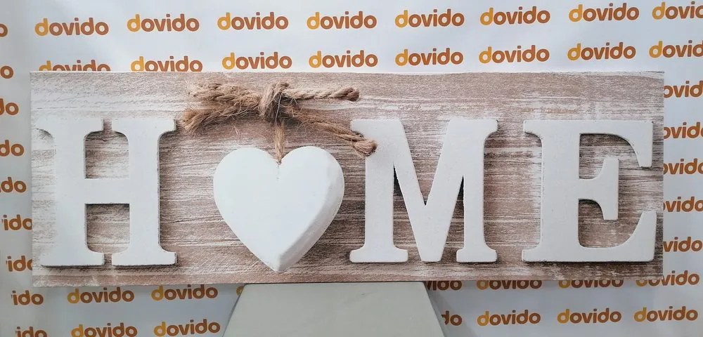 Tablou cu inscripție Home în design vintage