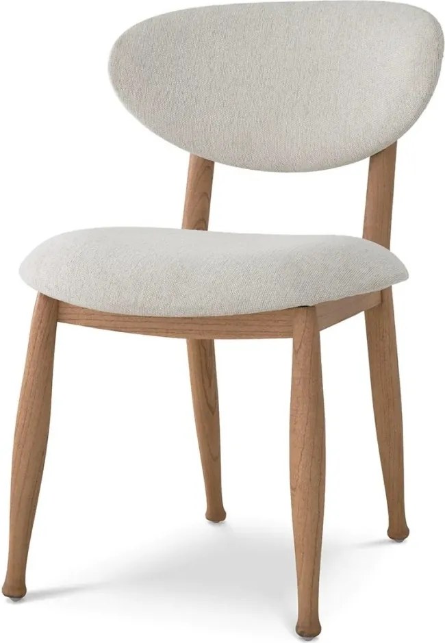 Scaun design elegant LUX Allston, sentier cream/ natur
