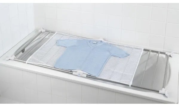 WENKO 3772020100 - Uscător de rufe PROFI 65x150 cm inox/argintiu/alb