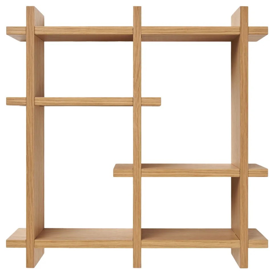 Raft de perete Olsberg furnir de stejar, natural, 40x12x40 cm