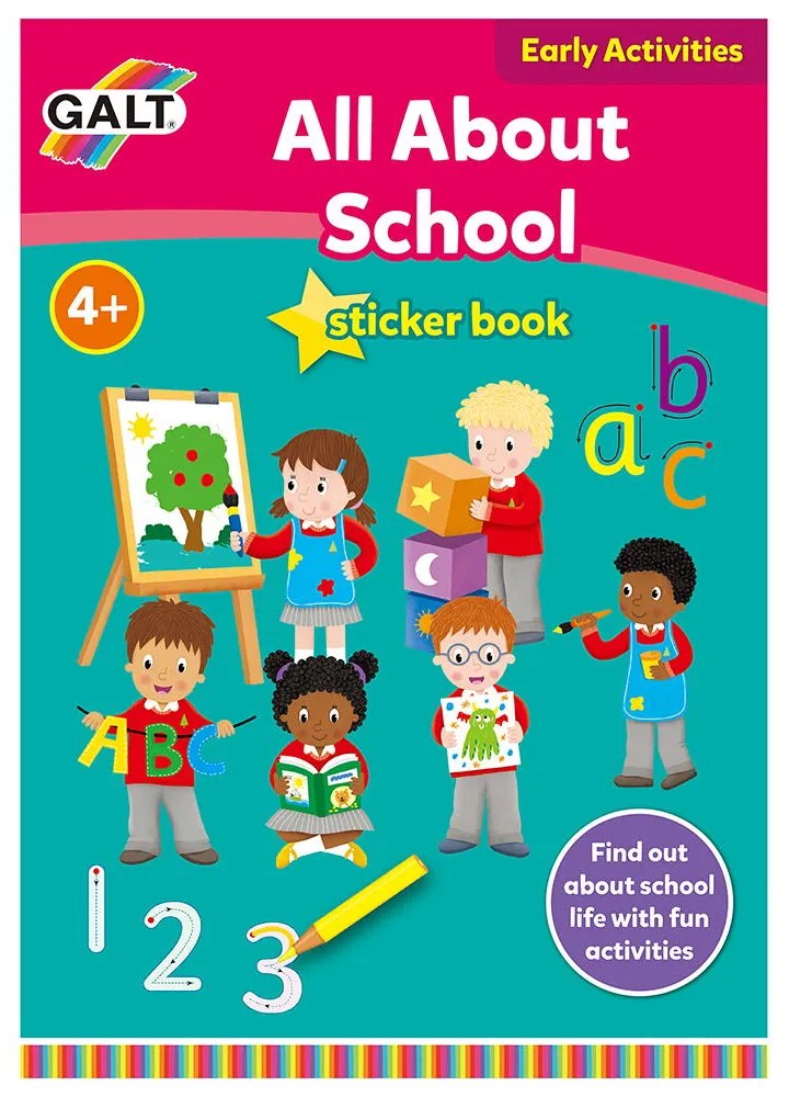 CARTE CU ACTIVITATI SI ABTIBILDURI - TOTUL DESPRE SCOALA - GALT (L3123H)