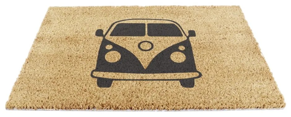 Covoraș de intrare din fibre de nucă de cocos 40x60 cm Campervan – Artsy Doormats