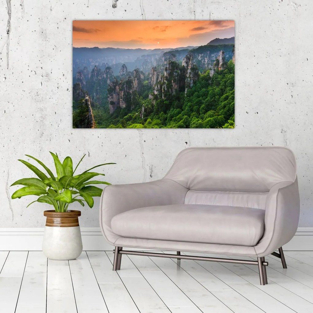 Tablou - Parcul forestier național Zhangjiajie (90x60 cm)