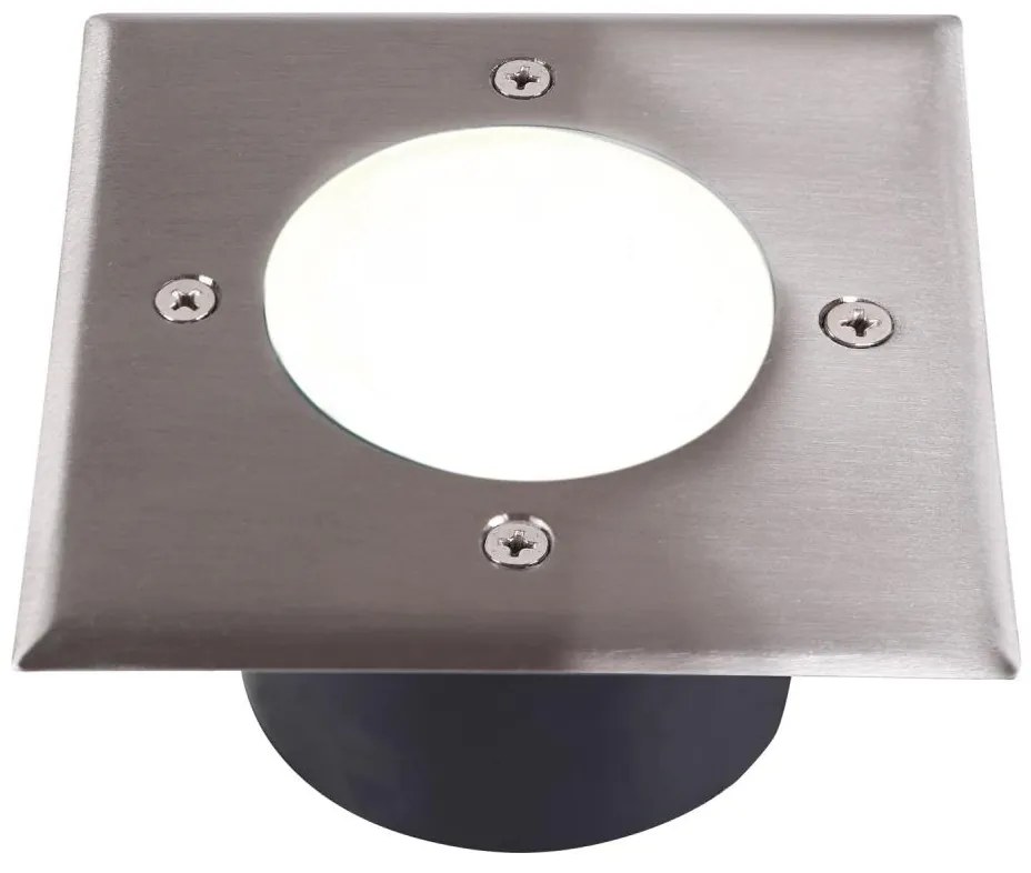 Corp de iluminat LED pentru căi de acces MIVO LED/3W/230V 12x12 cm IP67 crom mat
