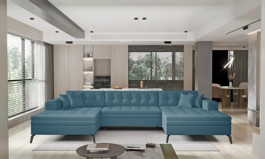Coltar living extensibil Vertizo – L350 x l170 x h93 cm