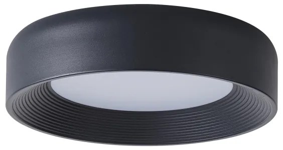 Plafonieră LED/30W/230V 3000K negru pr. 40 cm