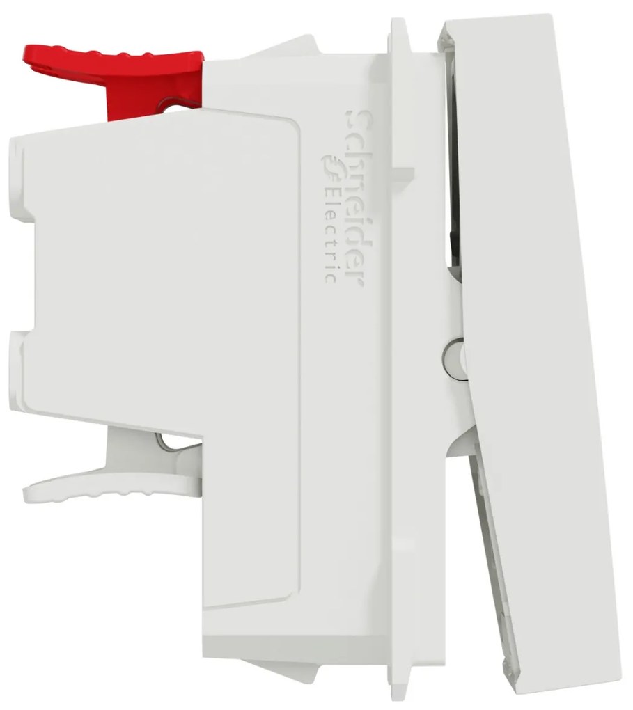 Intrerupator cruce, 1 modul, 10A, alb, Schneider Noua Unica