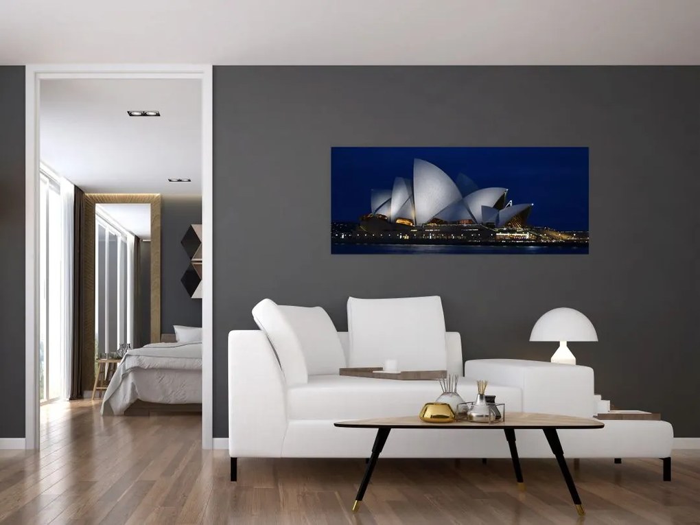 Tabloul Sydney nocturn (120x50 cm)