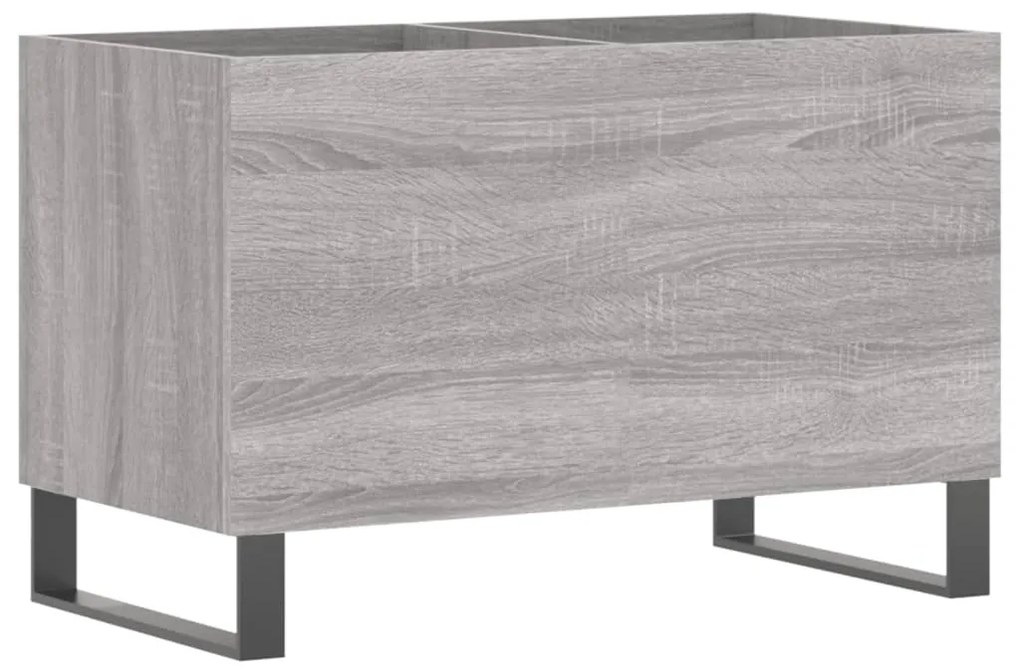 vidaXL Dulap pentru discuri gri sonoma 74,5x38x48 cm lemn prelucrat