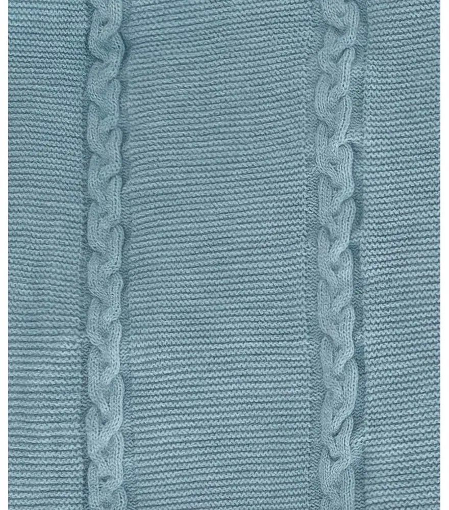 Cuvertură albastră 200x220 cm Trenza – Oyo Concept