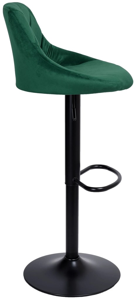 JAKS SCAUN DE BAR CYDRO BLACK VELVET VERDE-ÎNCHIS