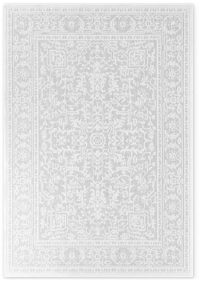 Covor pentru exterior și interior gri/fildeș 120x170 cm Duet Kona – NORTHRUGS
