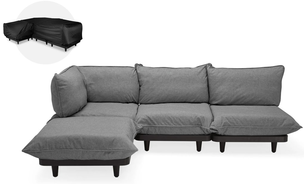 Set canapele de grădină Paletti set mare, mai multe variante - Fatboy Culoare: gri stâncă