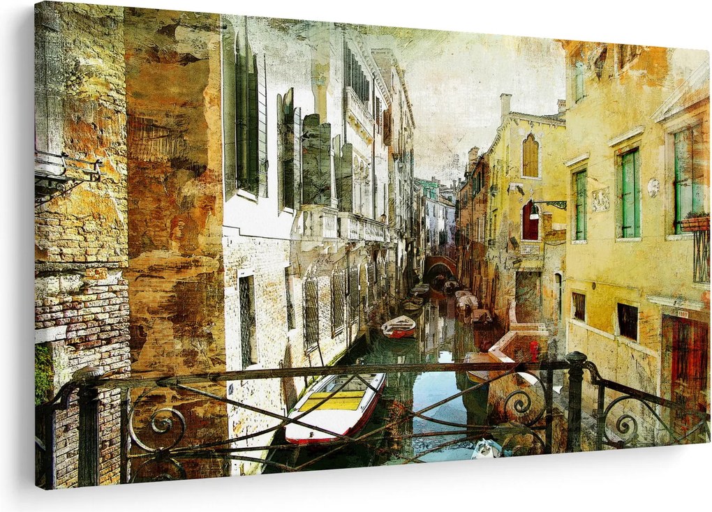 Tablou - Strada din Veneția (90x60 cm)