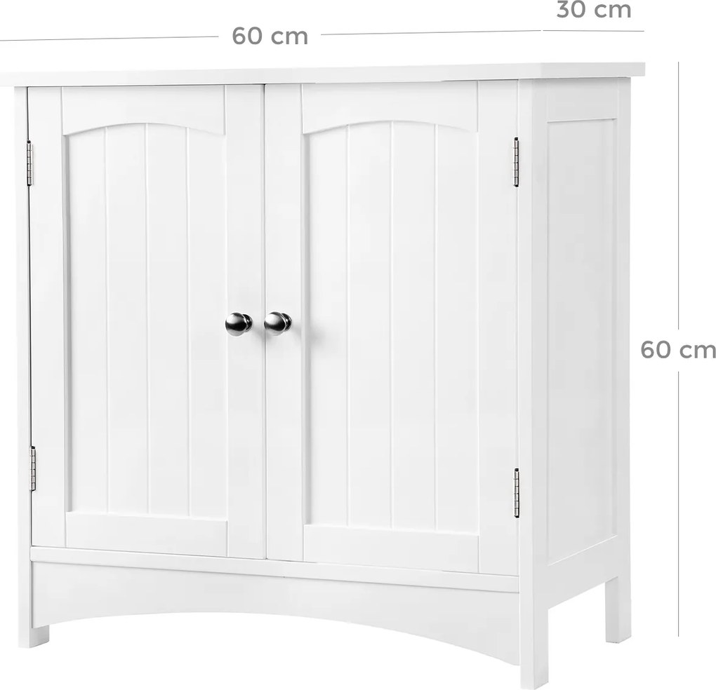 Dulapior sub chiuveta LAVIXO 60 x 30 cm, albă