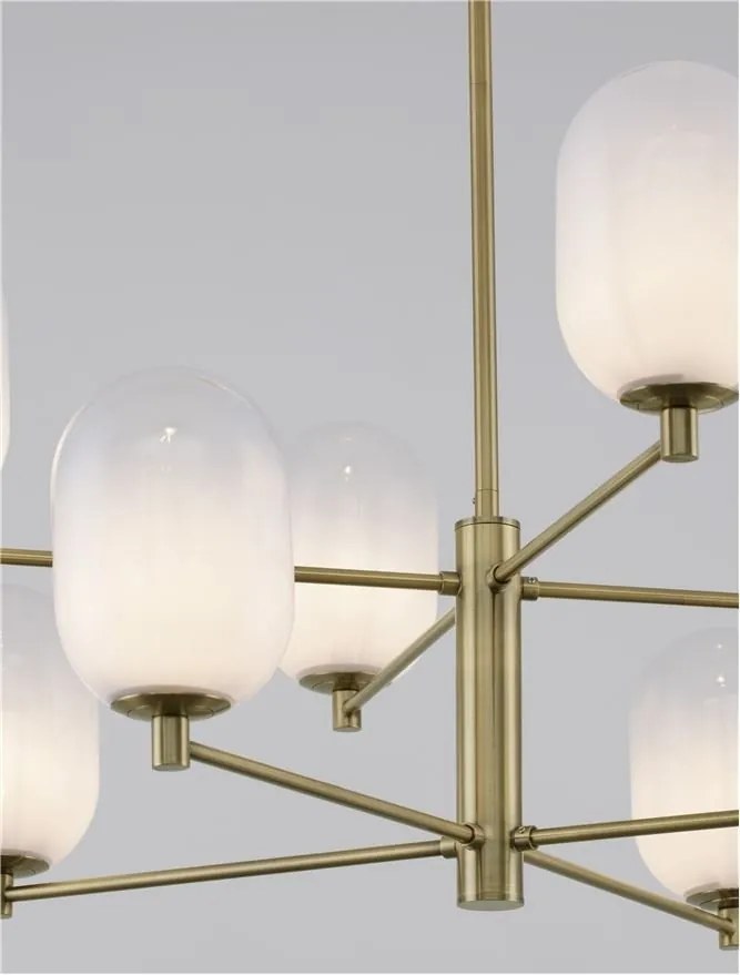 Lustra moderna design deosebit cu 8 de surse de lumina BALOR