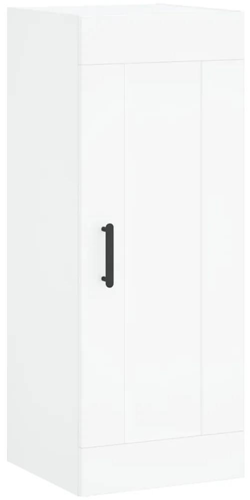 830508 vidaXL Dulap de perete, alb, 34,5x34x90 cm, lemn prelucrat