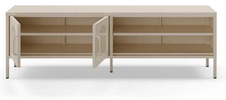 Comodă TV crem 160x50 cm Diora – Marckeric