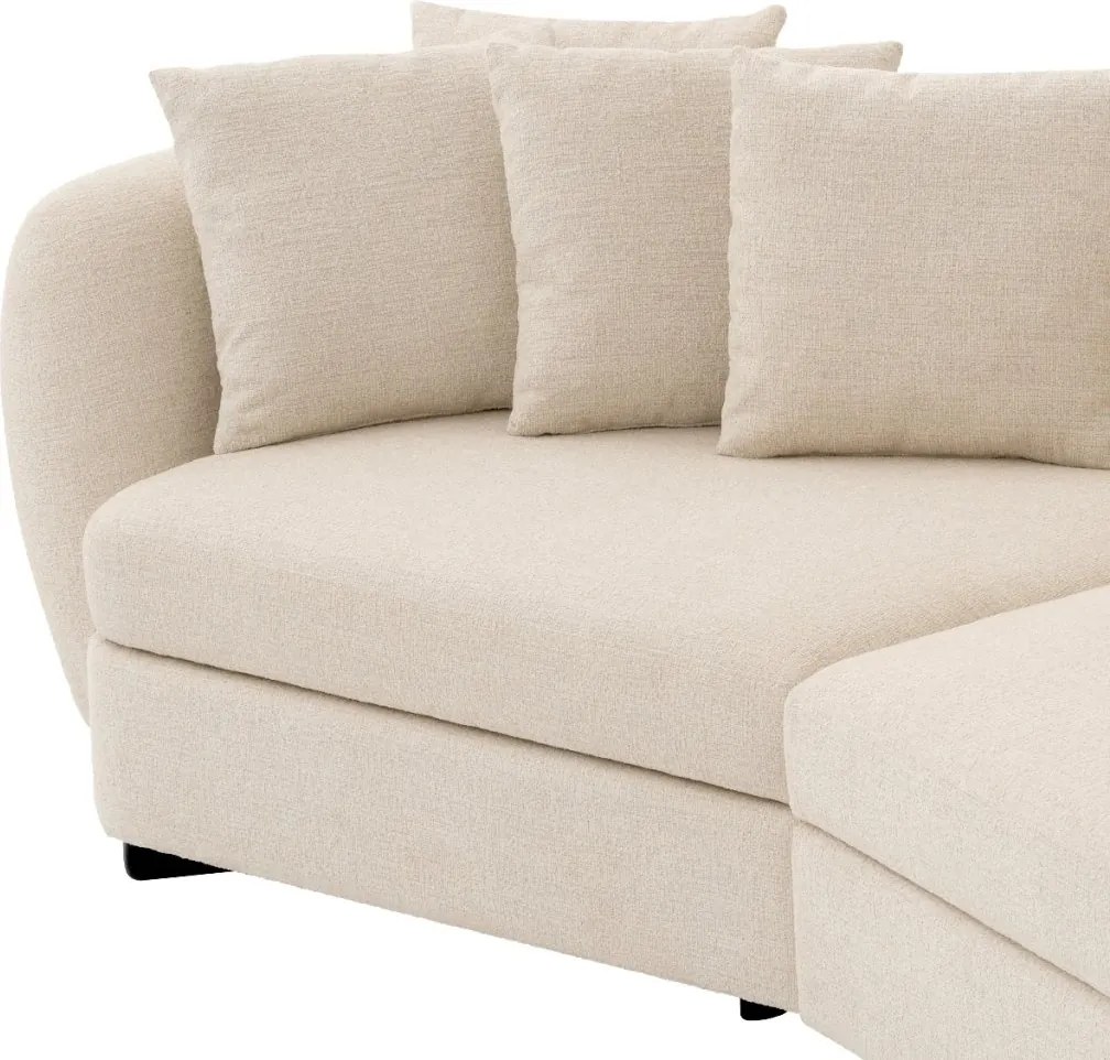 Canapea moderna design LUX Sidney, Nuoro beige