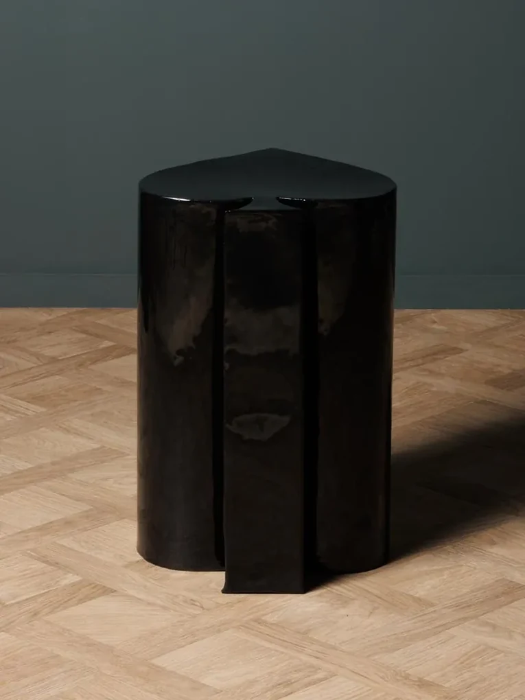 Masuta laterala, din metal, Black spade Poker