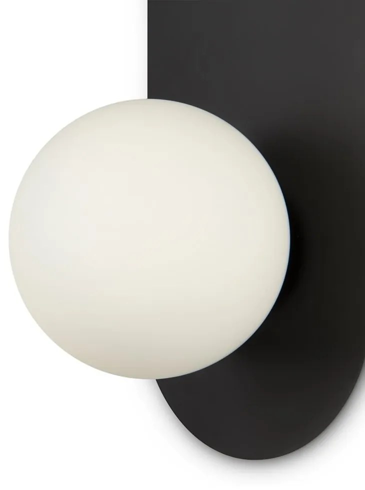 Aplica de perete design modern minimalist Bao negru