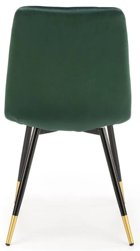 Scaun de bucaterie Pascal, verde/negru