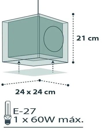 Dalber D-74552 - Lustră copii PIRATES 1xE27/60W/230V