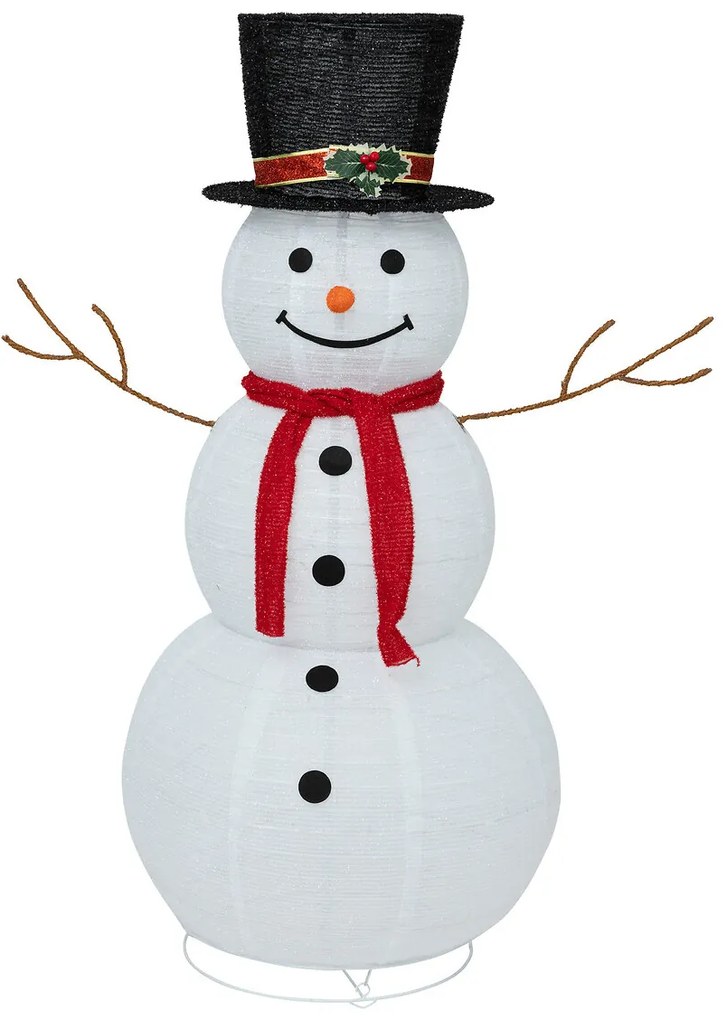 Decoratiune de Craciun, om de zapada cu iluminat LED, 120 cm