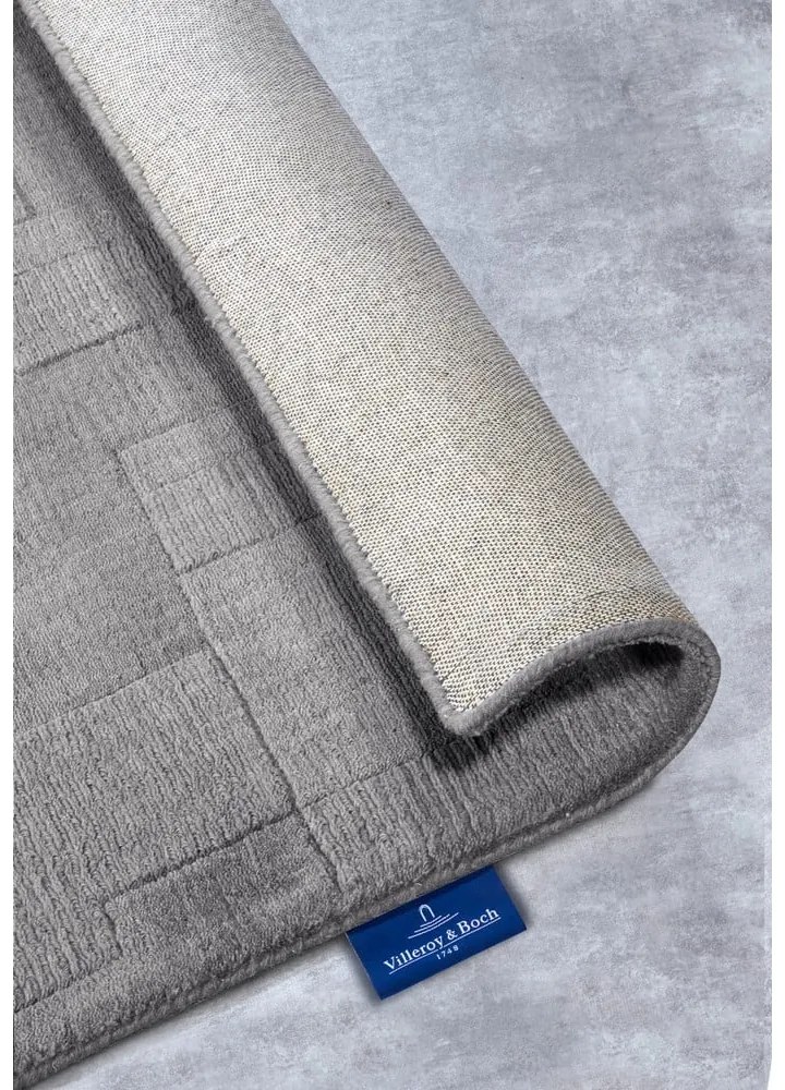 Covor gri țesut manual din lână 190x280 cm Wilhelmine – Villeroy&amp;Boch